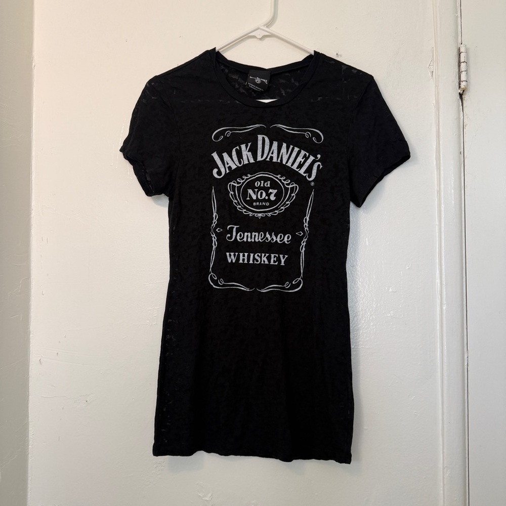 Jack Daniels Black Graphic Tee - Women's Top